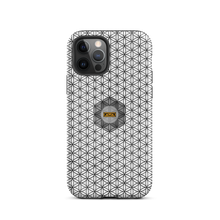 Load image into Gallery viewer, TRILLYYON - White &amp; Black - Flower Of Life Tough iPhone Case