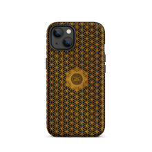 Load image into Gallery viewer, TRILLYYON - Black &amp; Gold - Flower Of Life Tough iPhone Case