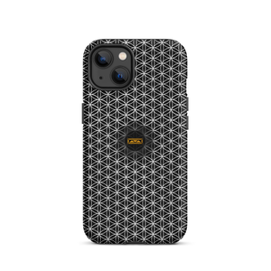 TRILLYYON - Black & White - Flower Of Life Tough iPhone Case