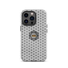 Load image into Gallery viewer, TRILLYYON - White &amp; Black - Flower Of Life Tough iPhone Case