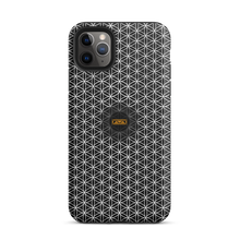 Load image into Gallery viewer, TRILLYYON - Black &amp; White - Flower Of Life Tough iPhone Case