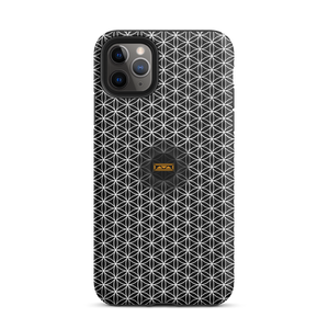 TRILLYYON - Black & White - Flower Of Life Tough iPhone Case