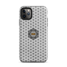 Load image into Gallery viewer, TRILLYYON - White &amp; Black - Flower Of Life Tough iPhone Case