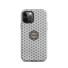 Load image into Gallery viewer, TRILLYYON - White &amp; Black - Flower Of Life Tough iPhone Case