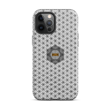 Load image into Gallery viewer, TRILLYYON - White &amp; Black - Flower Of Life Tough iPhone Case