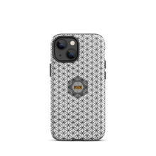 Load image into Gallery viewer, TRILLYYON - White &amp; Black - Flower Of Life Tough iPhone Case